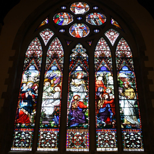 Ossett. West Window, Post Conservation in-situ 001