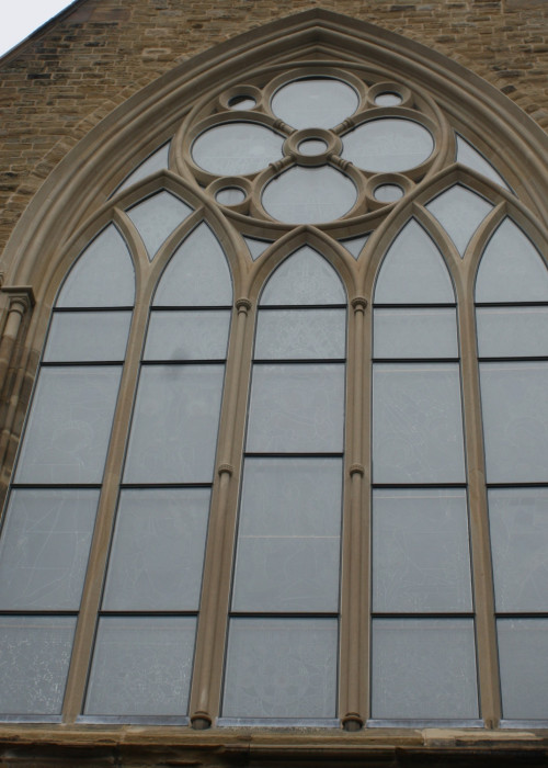 Ossett. West Window, Post Conservation in-situ 005